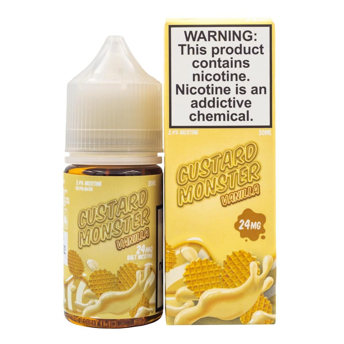 CUSTARD MONSTER SALTS - VANILLA CUSTARD - 30ML (24mg)
