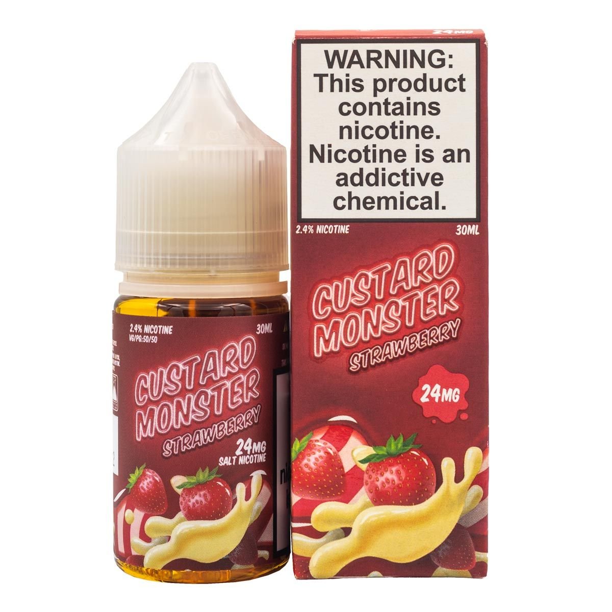 CUSTARD MONSTER - STRAWBERRY - 30ML (24mg)