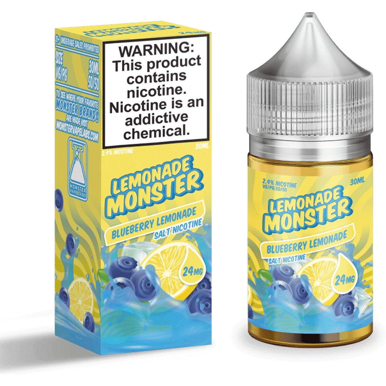 LEMONADE MONSTER SALTS - BLUEBERRY LEMONADE - 30ML (24mg)