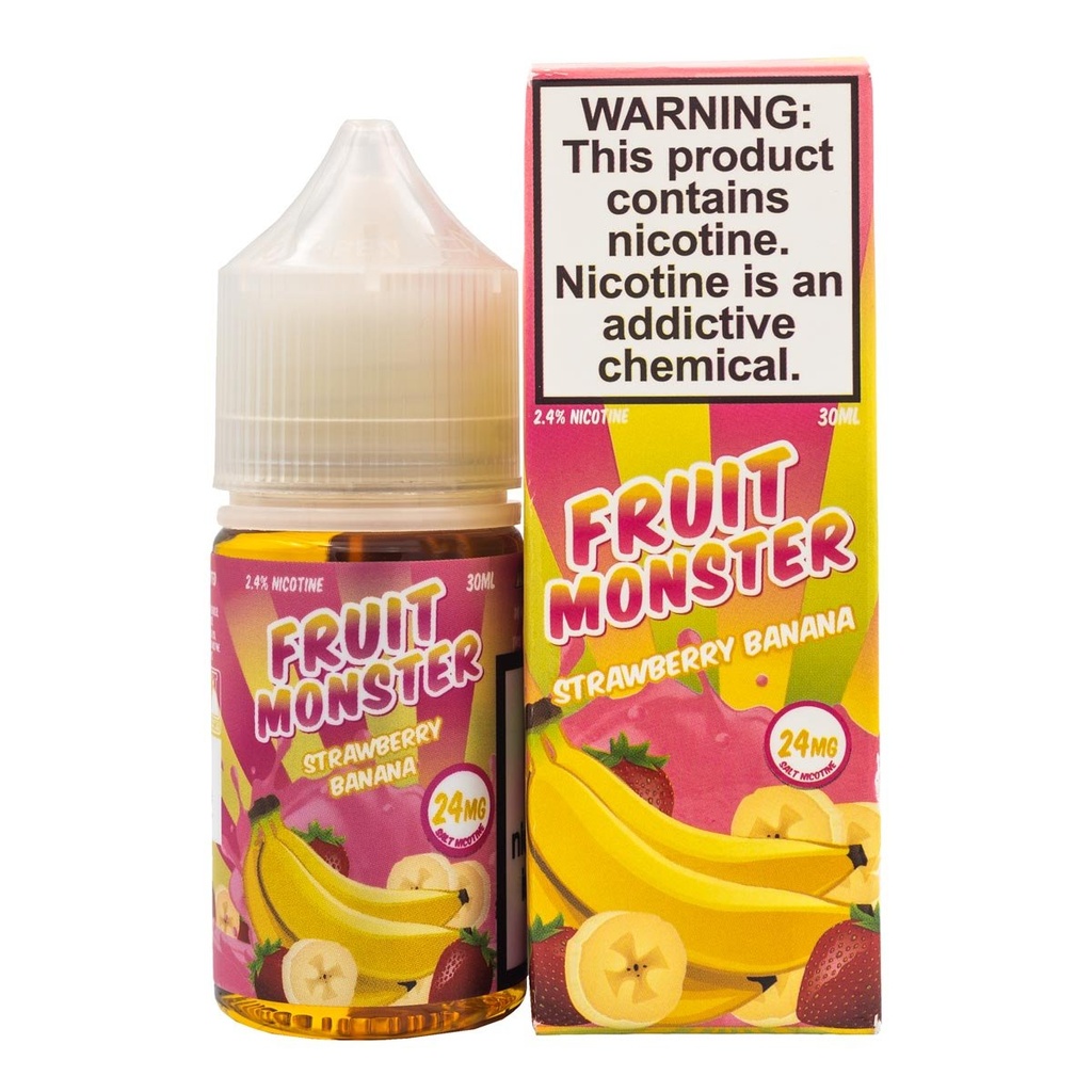 FRUIT MONSTER SALTS - STRAWBERRY BANANA - 30ML