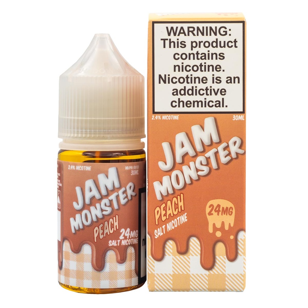 JAM MONSTER SALTS - PEACH - 30ML