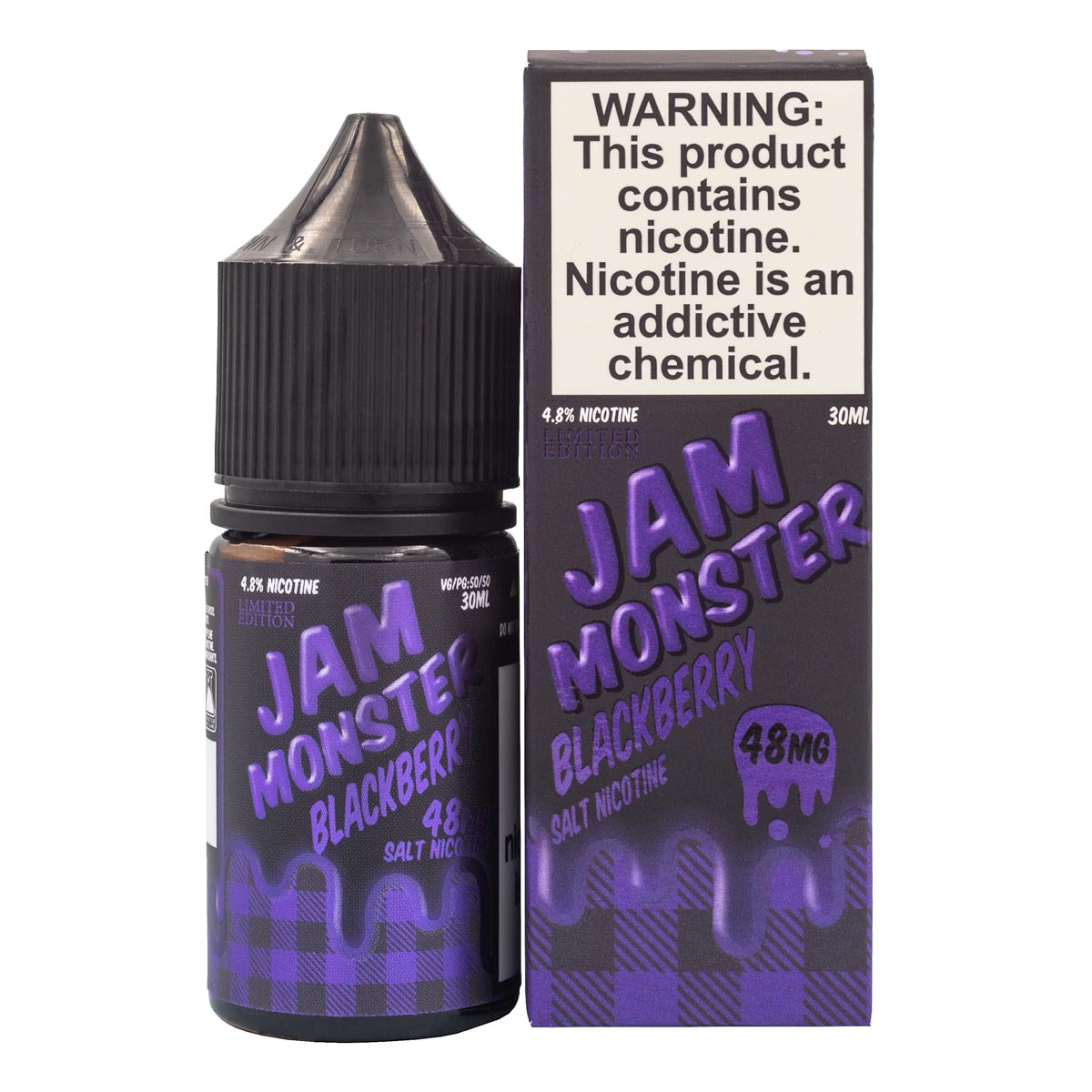 JAM MONSTER SALTS - BLACKBERRY - 30ML (24mg)