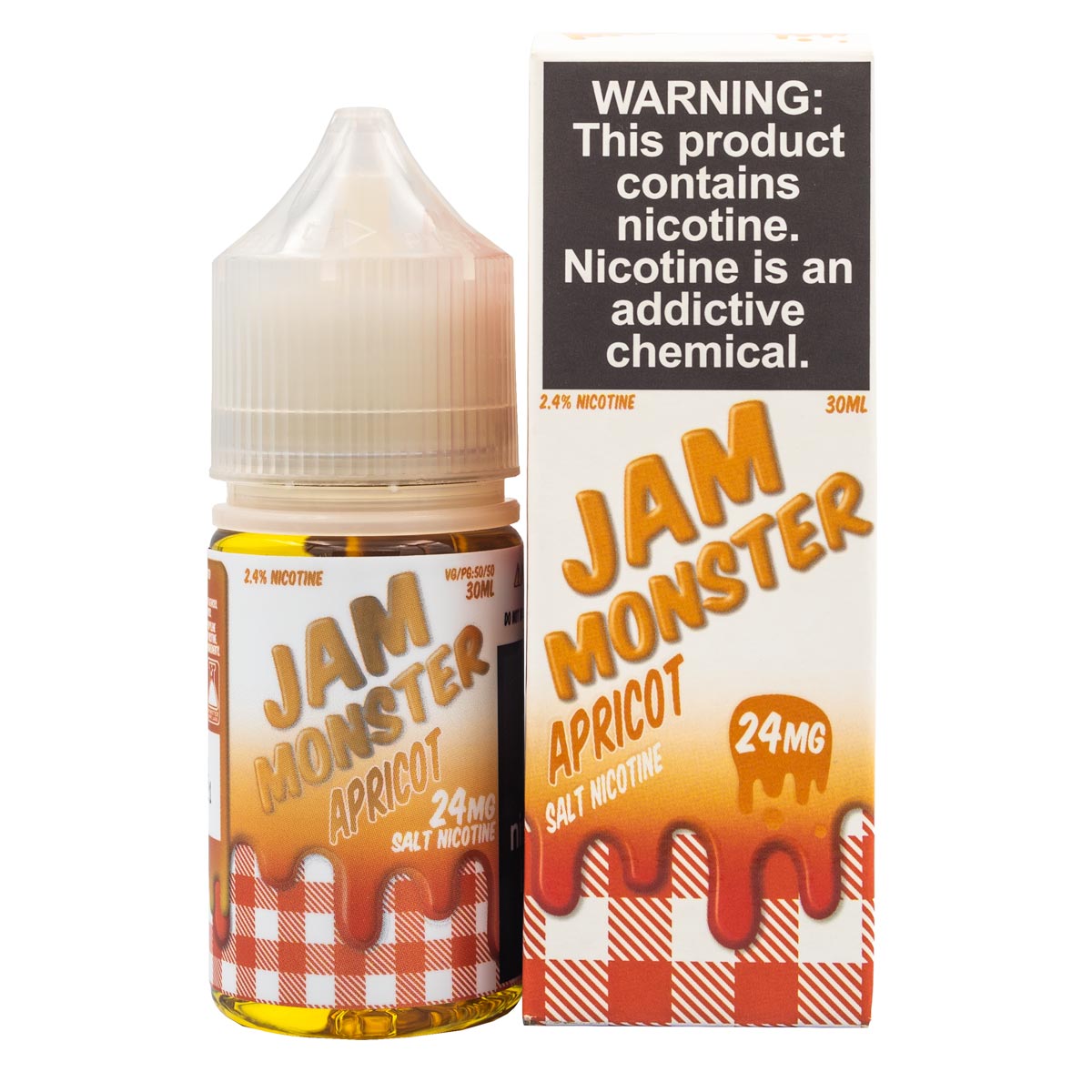 JAM MONSTER SALTS - APRICOT - 30ML (24mg)