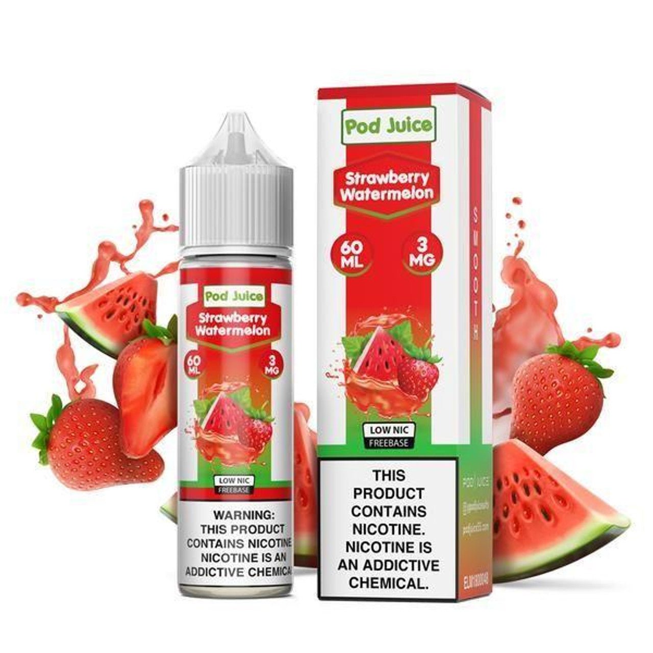POD JUICE - STRAWBERRY WATERMELON - 60ML (0mg)