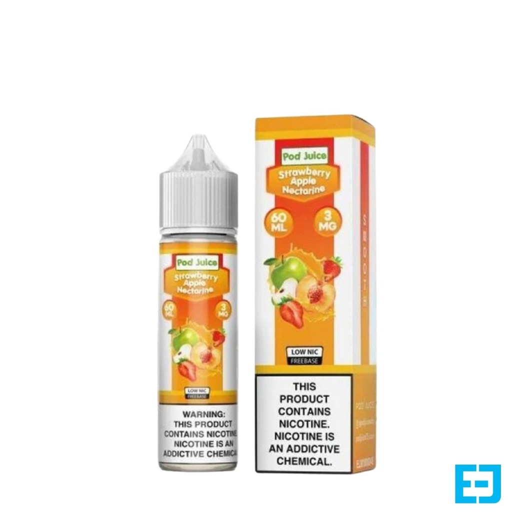 POD JUICE - STRAWBERRY APPLE NECTARINE - 60ML