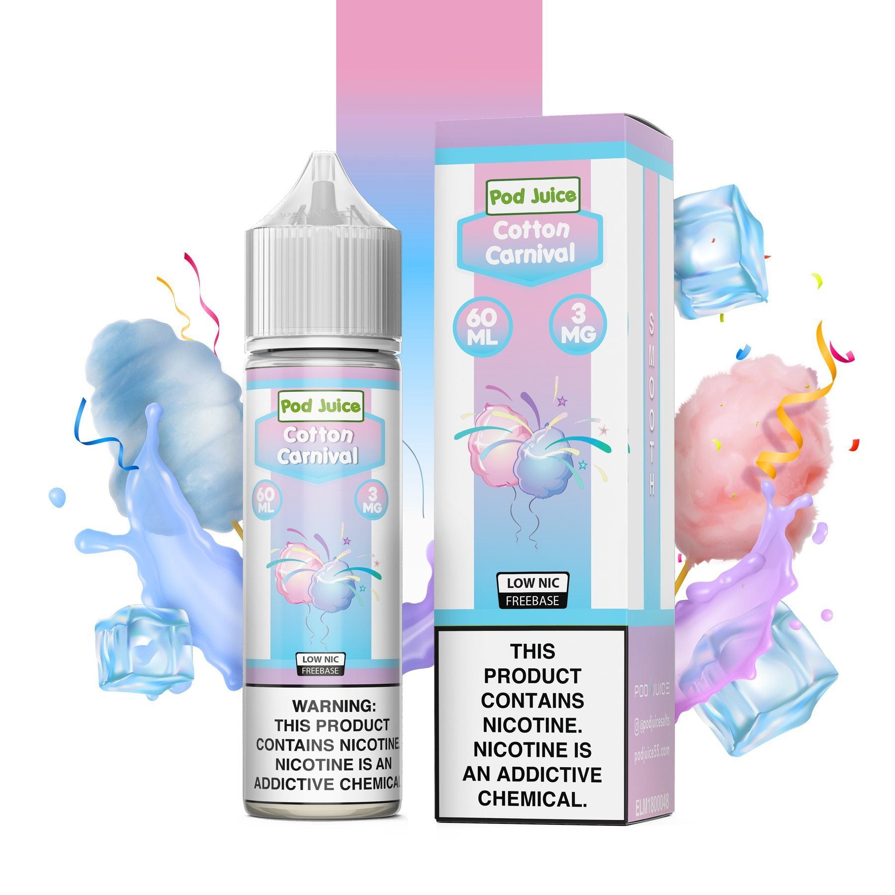 POD JUICE - COTTON CARNIVAL - 60ML (0mg)