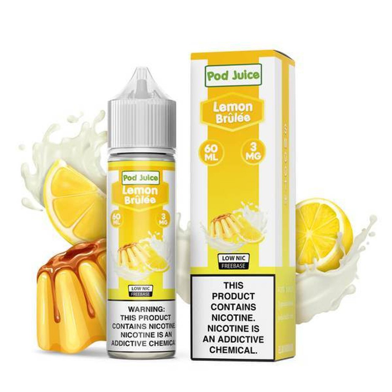 POD JUICE - LEMON BRULEE - 60ML (0mg)