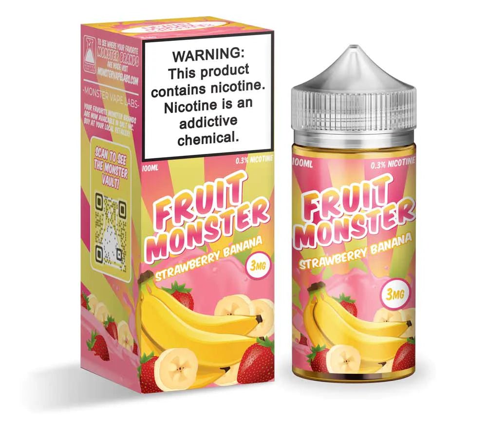 FRUIT MONSTER - STRAWBERRY BANANA - 100ML (0mg)