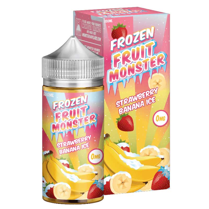 FROZEN FRUIT MONSTER - STRAWBERRY BANANA ICE - 100ML