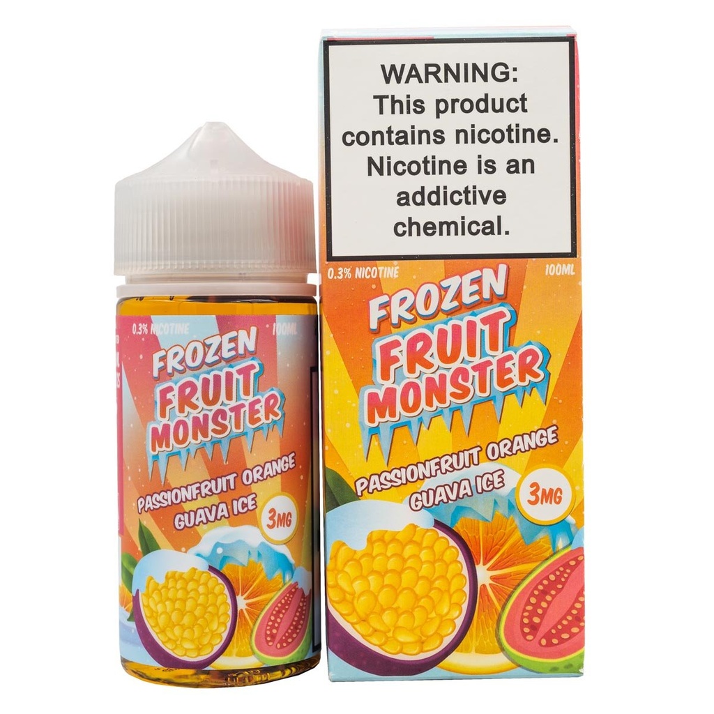 FROZEN FRUIT MONSTER - PASSIONFRUIT ORANGE GUAVA ICE - 100ML