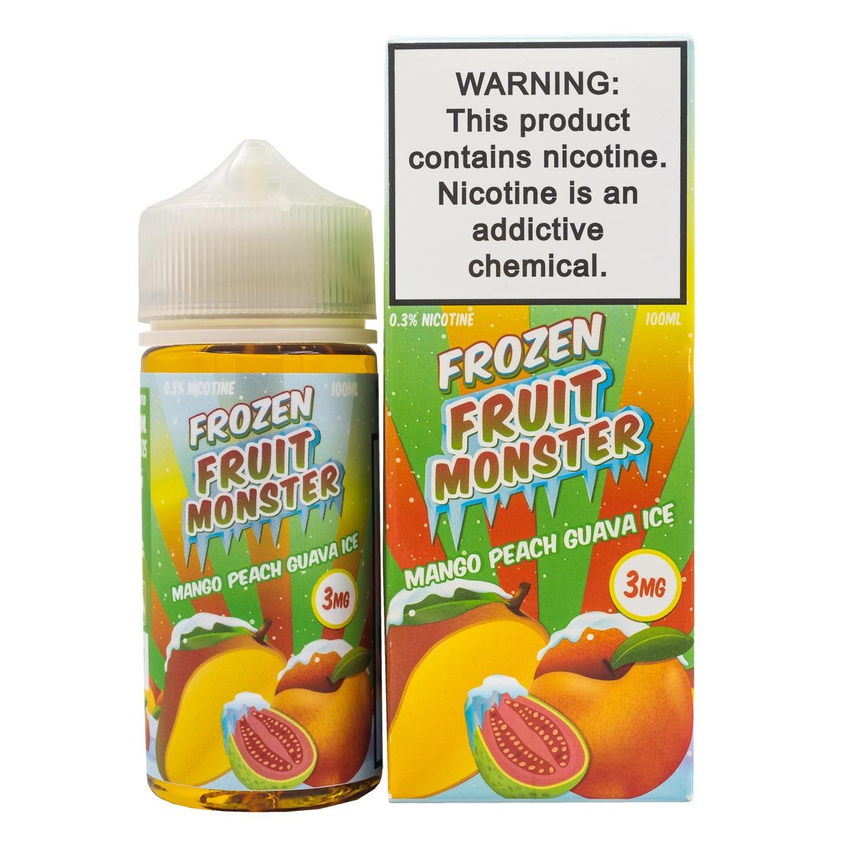 FROZEN FRUIT MONSTER - MANGO PEACH GUAVA ICE - 100ML (0mg)