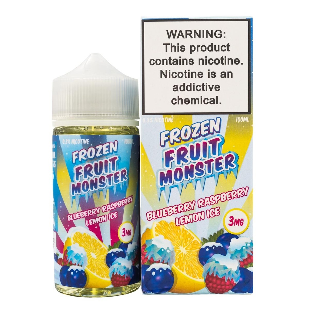 FROZEN FRUIT MONSTER - BLUEBERRY RASPBERRY LEMON ICE - 100ML