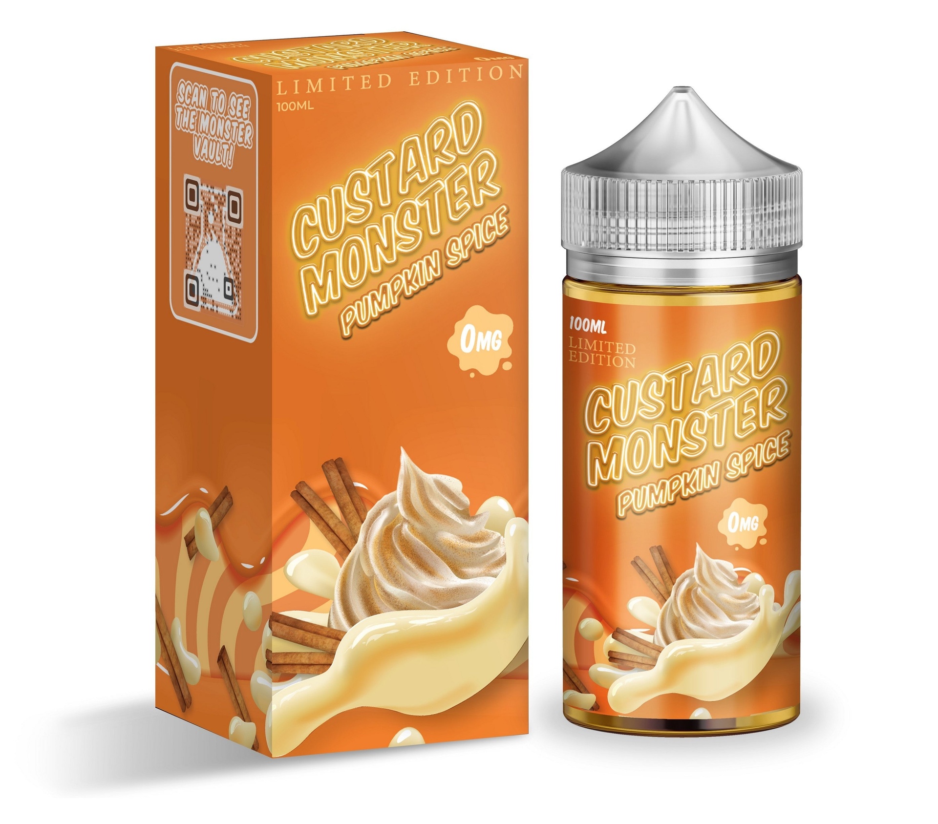 CUSTARD MONSTER - PUMPKIN SPICE - 100ML (0mg)