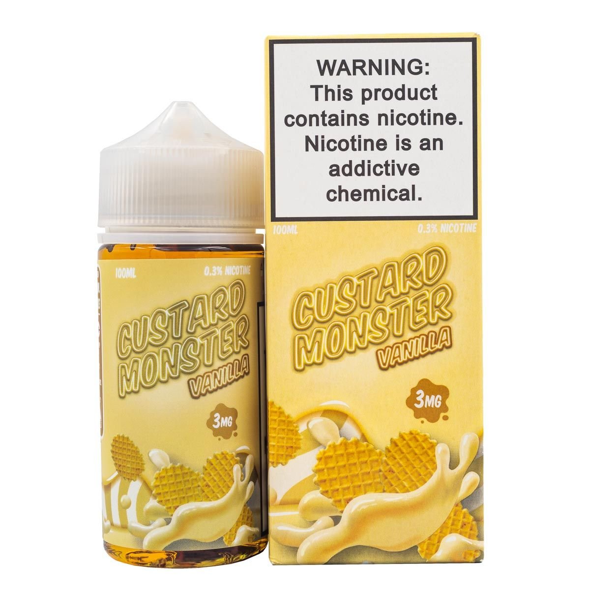 CUSTARD MONSTER - VANILLA - 100ML (0mg)