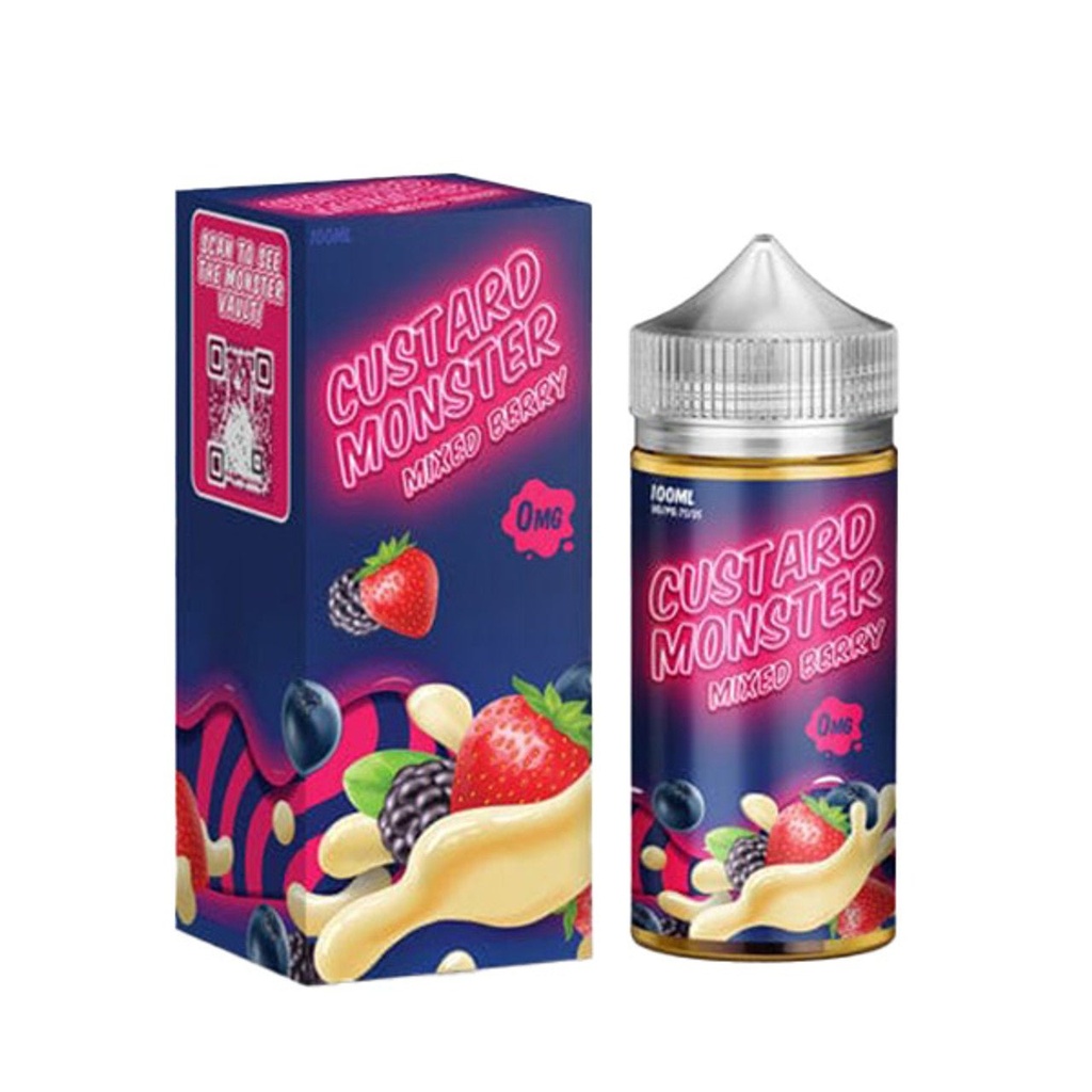 CUSTARD MONSTER - MIXED BERRY - 100ML