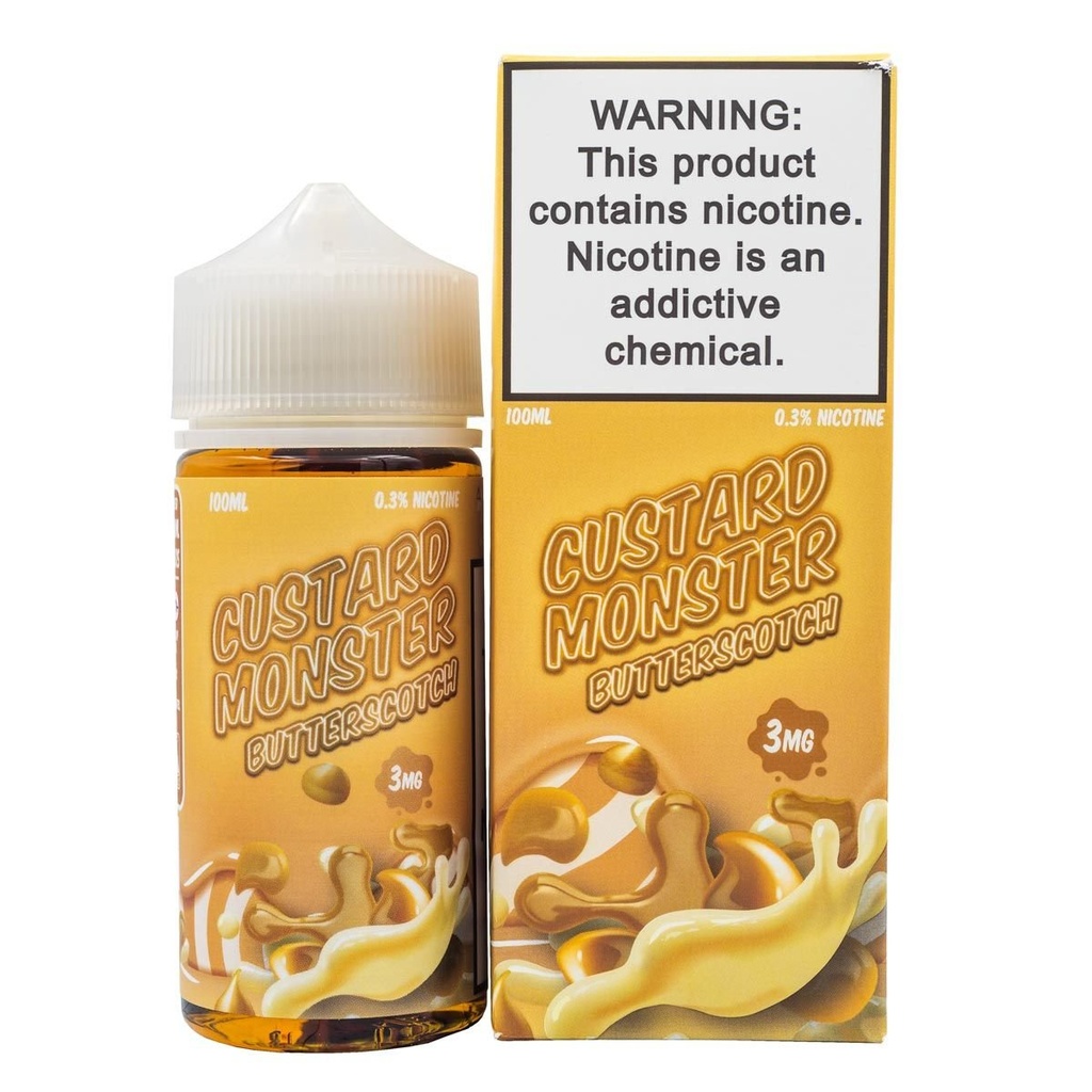 CUSTARD MONSTER - BUTTERSCOTCH - 100ML