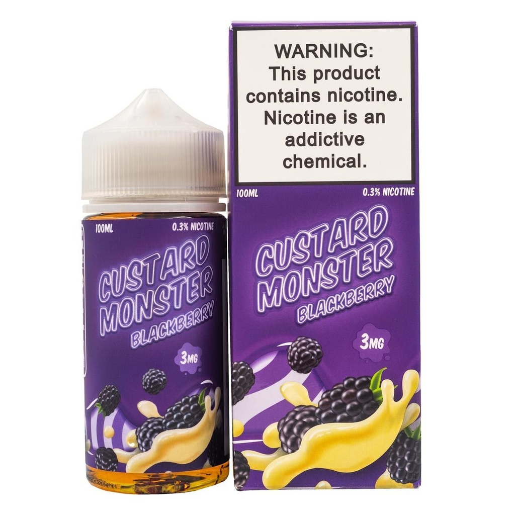 CUSTARD MONSTER - BLACKBERRY - 100ML