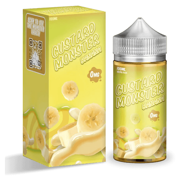 CUSTARD MONSTER - BANANA - 100ML (0mg)