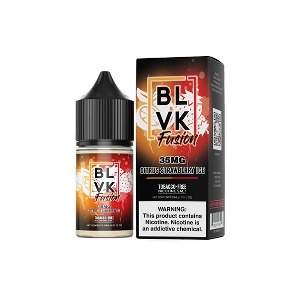 BLVK FUSION SALT - CITRUS STRAWBERRY ICE - 30ML (35mg)