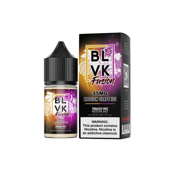 BLVK FUSION SALT - PASSION GRAPE ICE - 30ML
