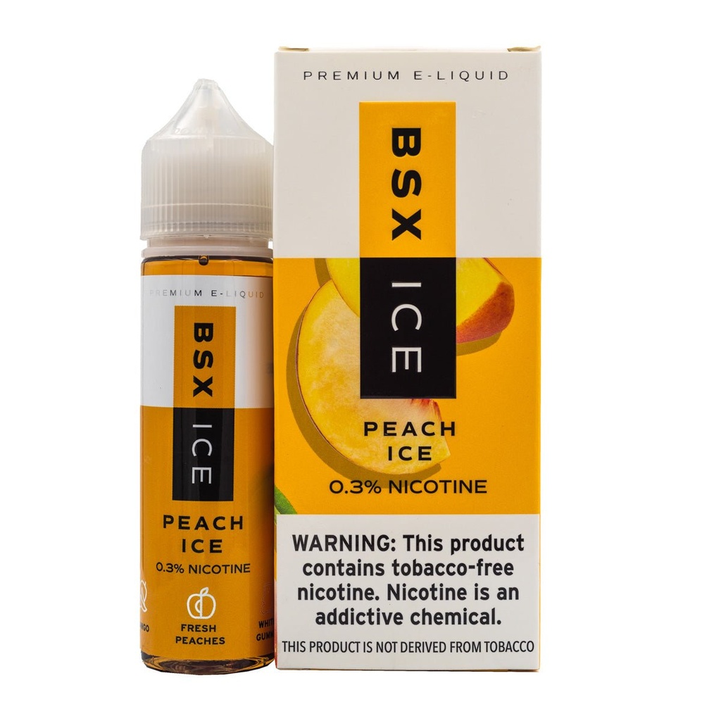 GLAS BSX ICE - PEACH ICE - 60ML