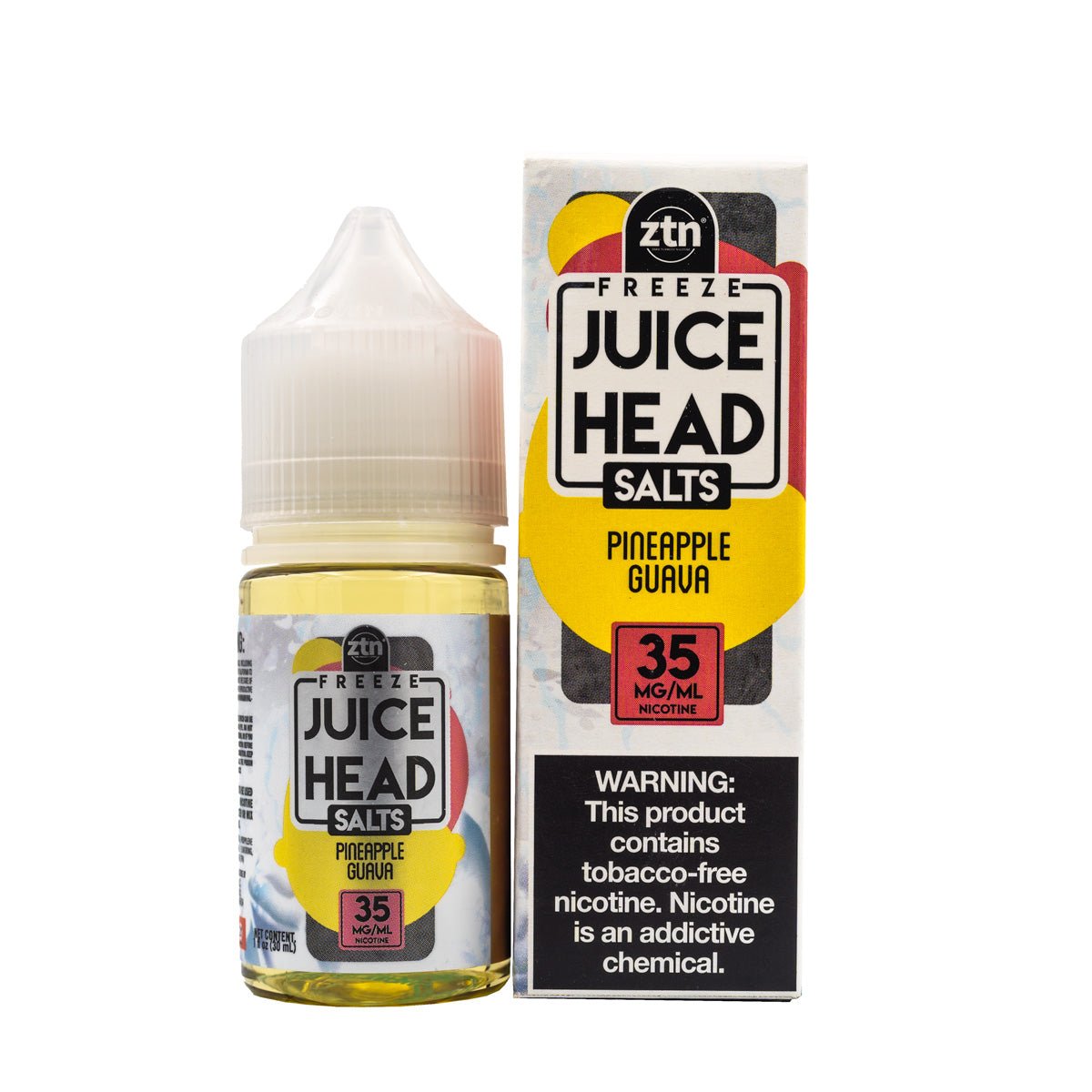 JUICE HEAD SALTS - PINEAPPLE GUAVA FREEZE - 30ML (35mg)
