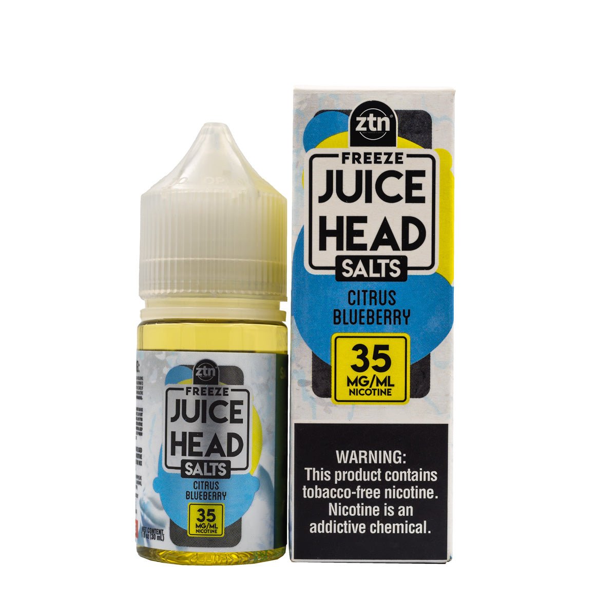 JUICE HEAD SALTS - BLUEBERRY LEMON FREEZE - 30ML (35mg)