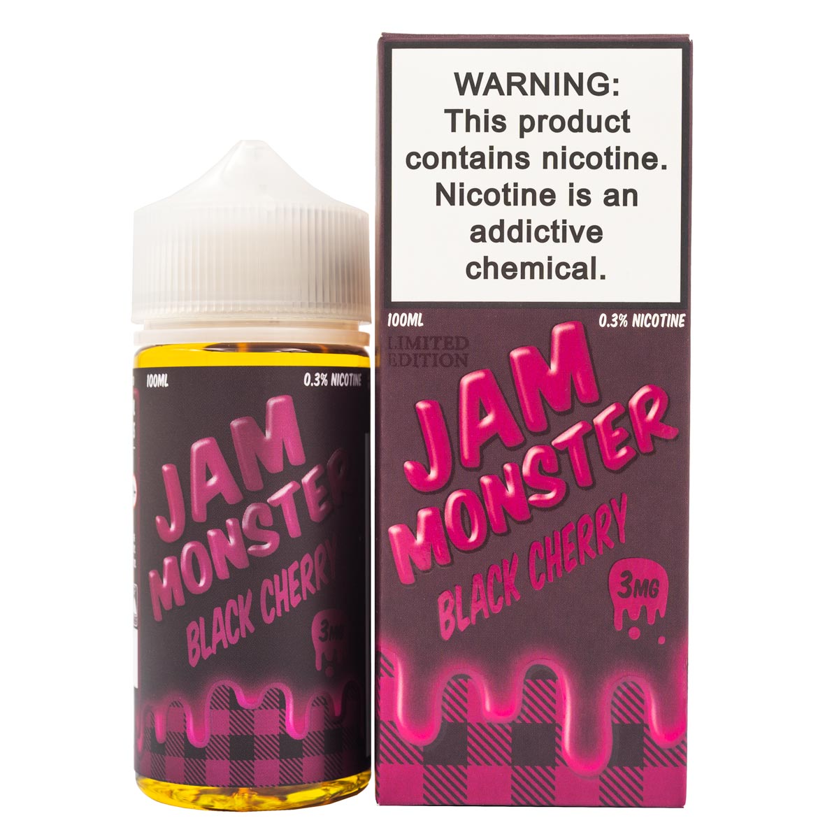 JAM MONSTER - BLACK CHERRY - 100ML (0mg)