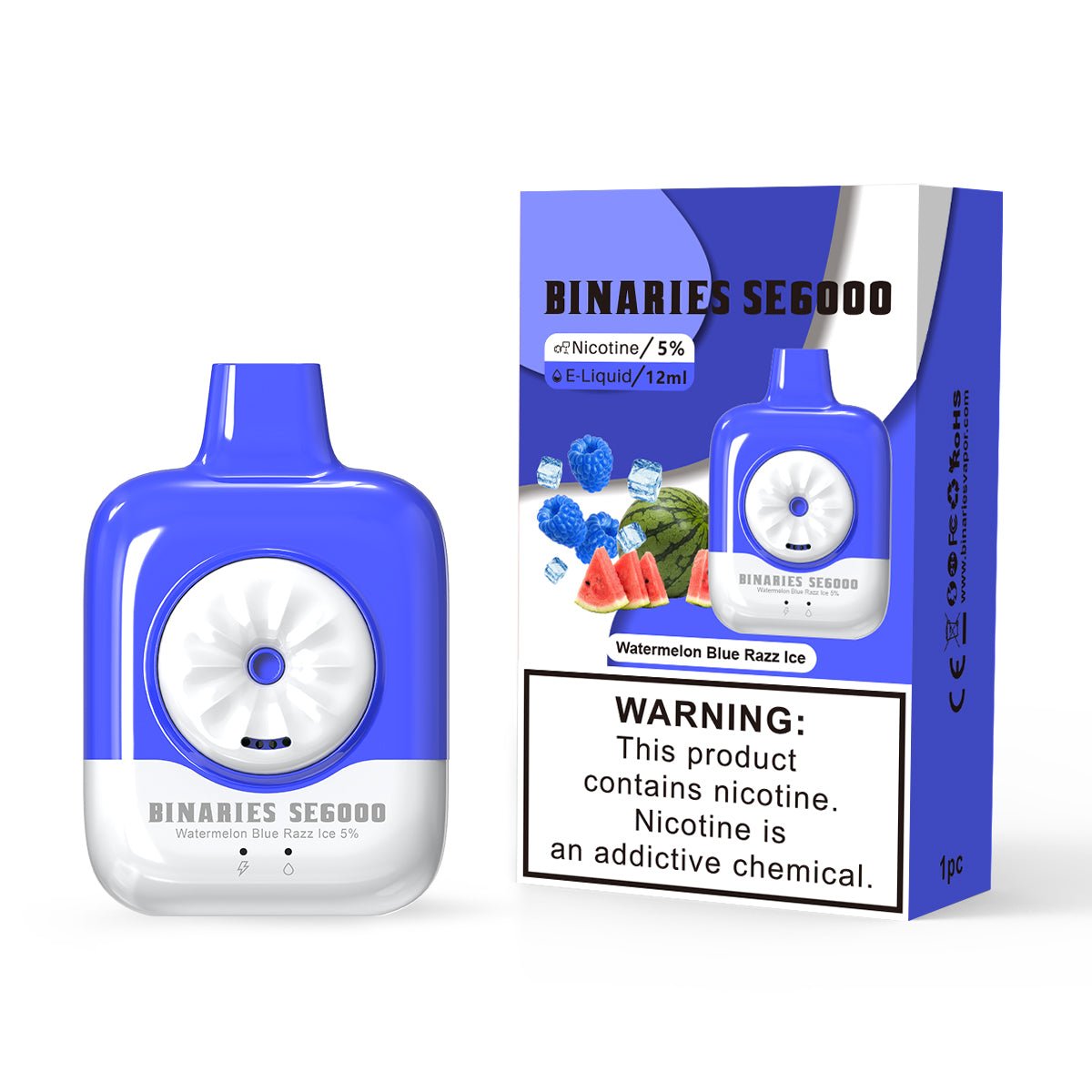 HORIZON BINARIES SE6000 DISPOSABLE - 6000 PUFFS (LUSH ICE)