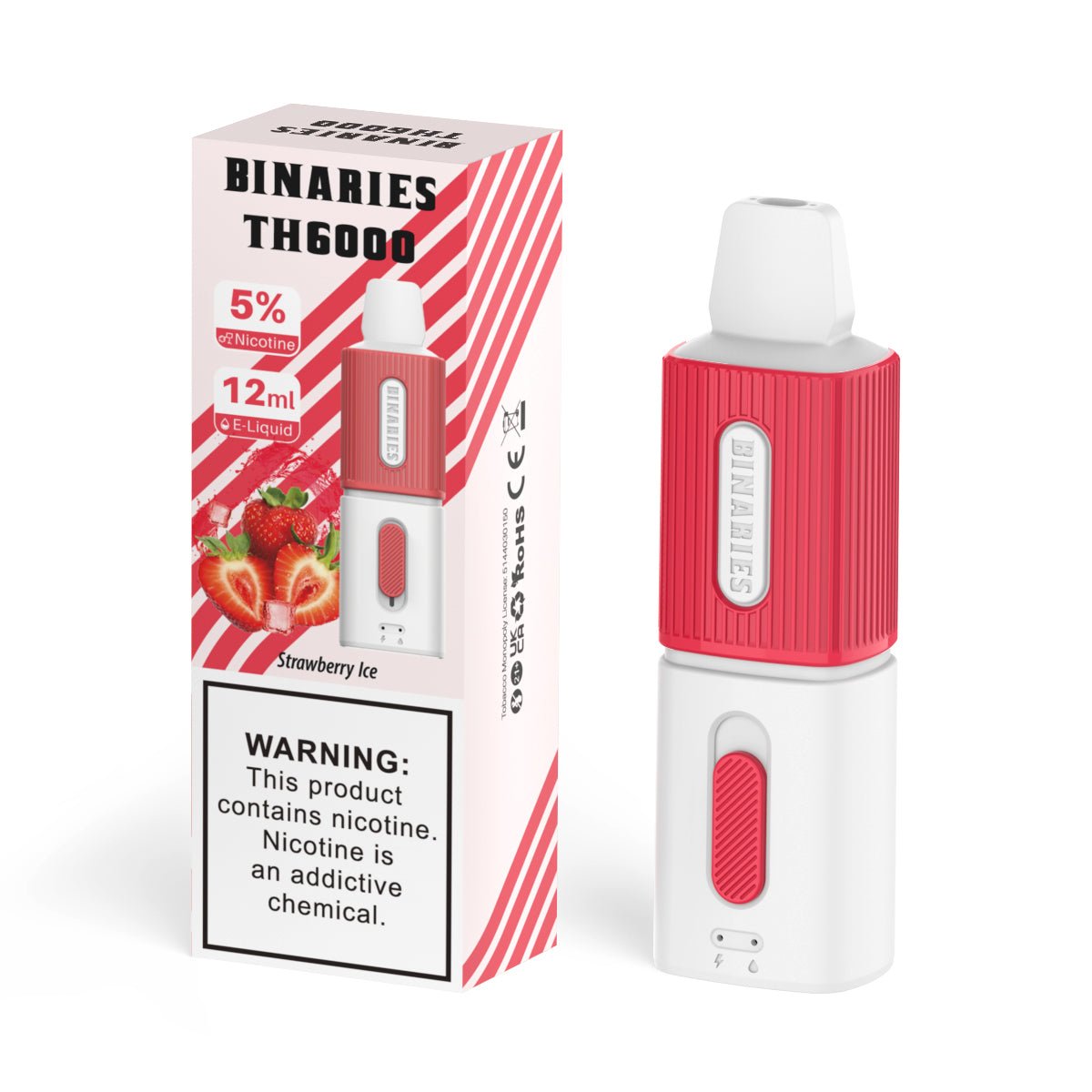 HORIZON BINARIES TH6000 DISPOSABLE - 6000 PUFFS (BANANA ICE)