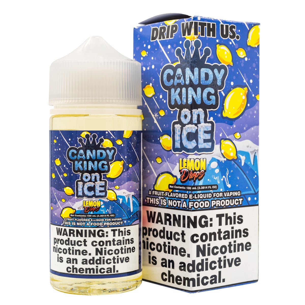 CANDY KING - LEMON DROPS ICED  - 100ML (0mg)