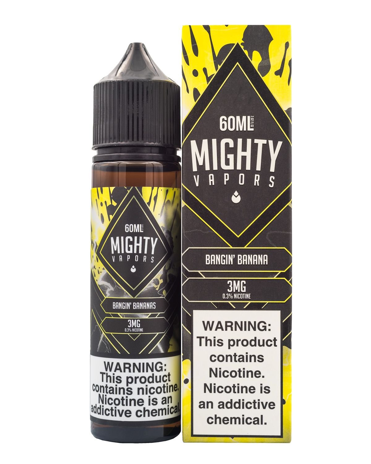 MIGHTY VAPORS EJUICE - BANGIN BANANA - 60ML (0mg)