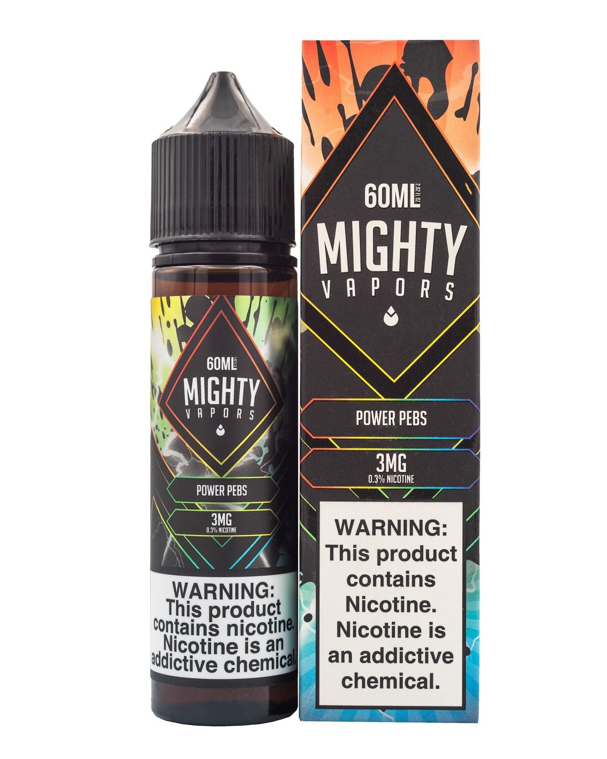 MIGHTY VAPORS EJUICE - POWER PEBS - 60ML (0mg)