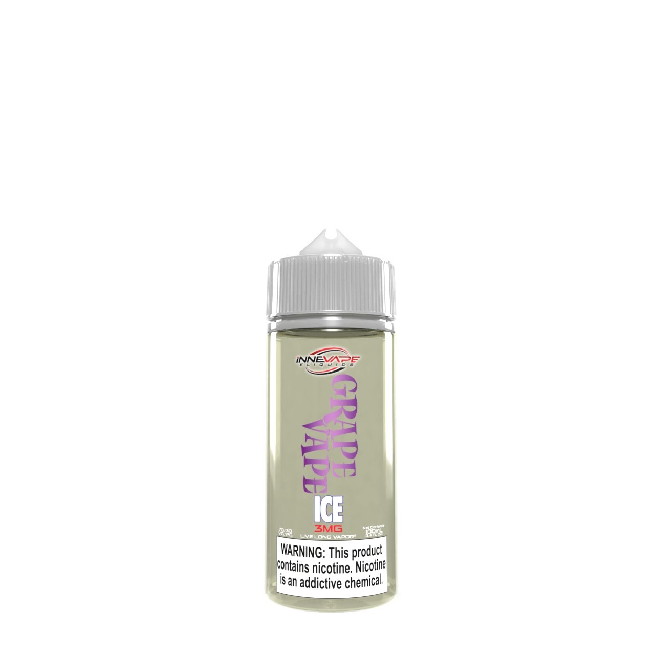 INNEVAPE ELIQUIDS - GRAPEVAPE ICE - 100ML (0mg)