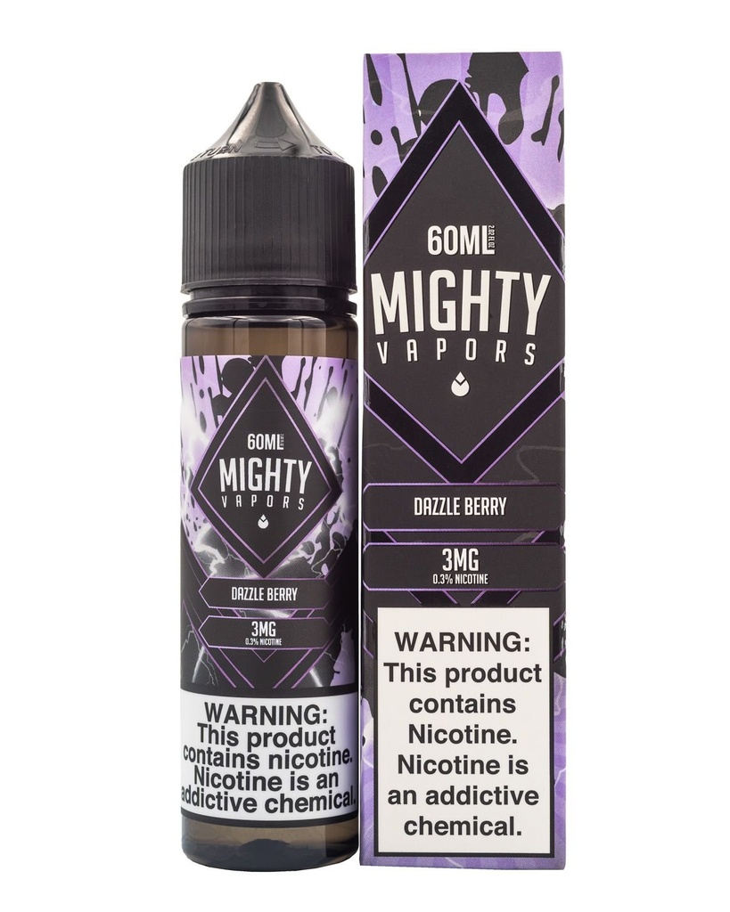 MIGHTY VAPORS EJUICE - DAZZLE BERRY - 60ML