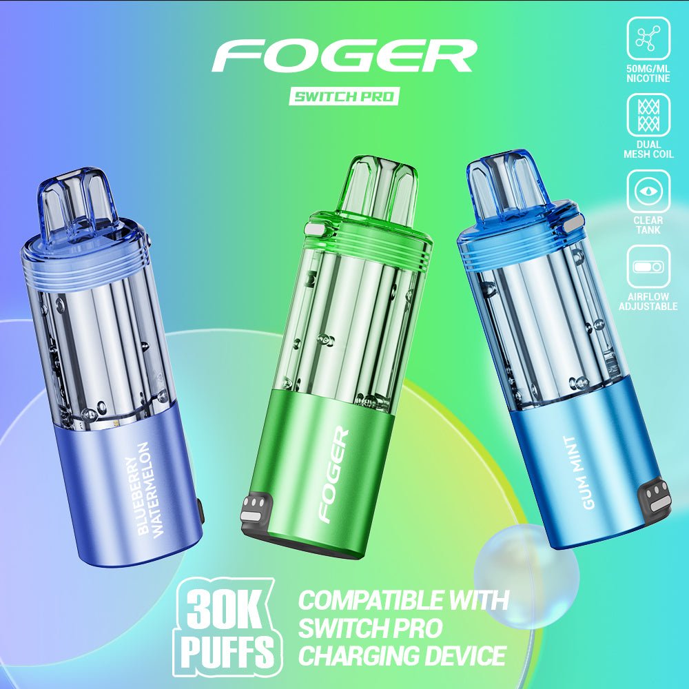 FOGER SWITCH PRO 30K DISPOSABLE PODS (blueberry-watermelon)