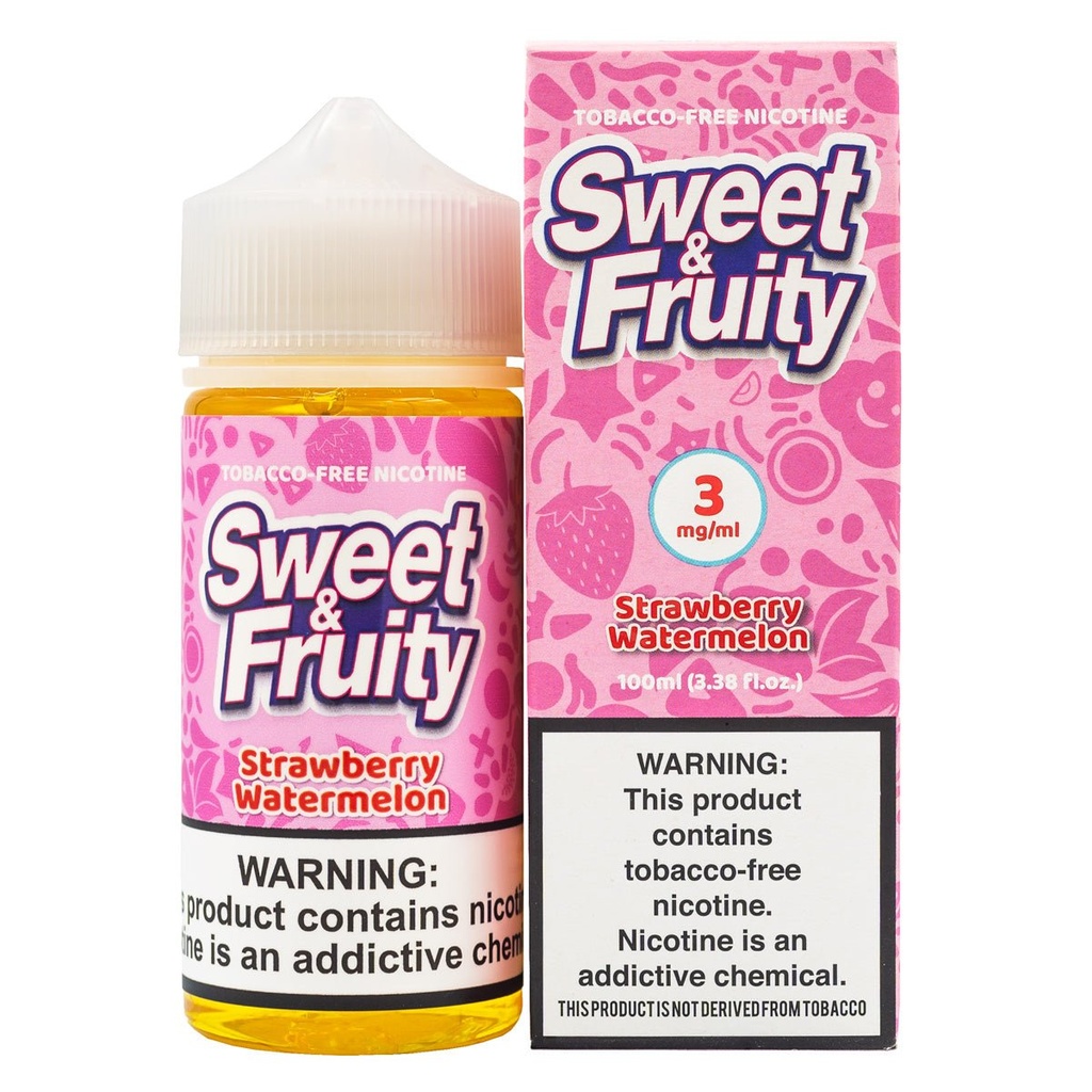 SWEET AND FRUITY EJUICE - STRAWBERRY WATERMELON - 100ML