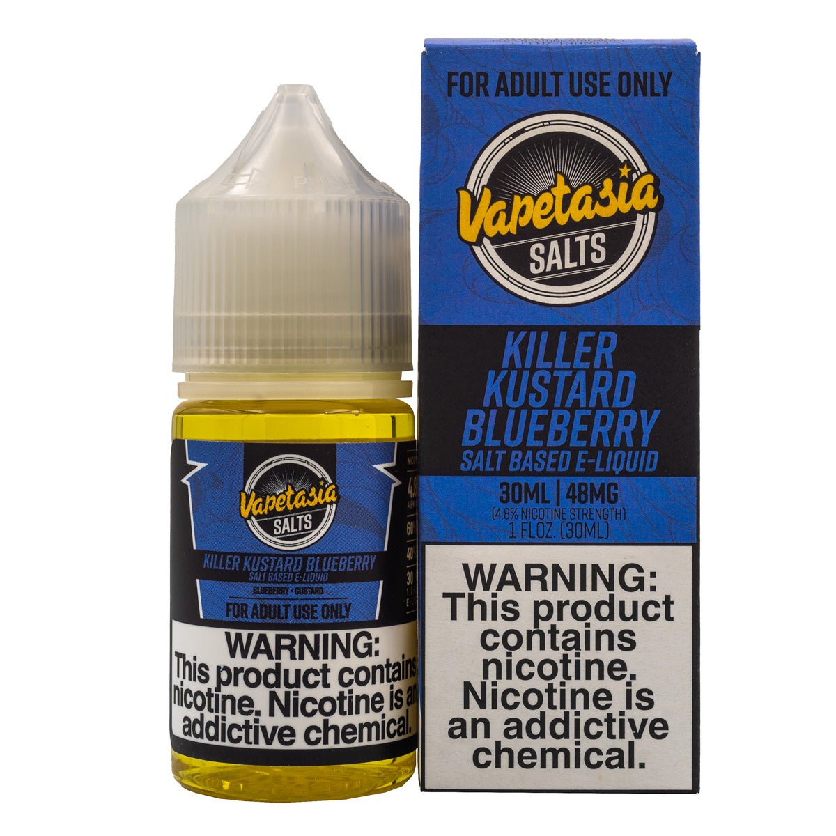 VAPETASIA SALT KILLER KUSTARD BLUEBERRY - 30ML (24mg)