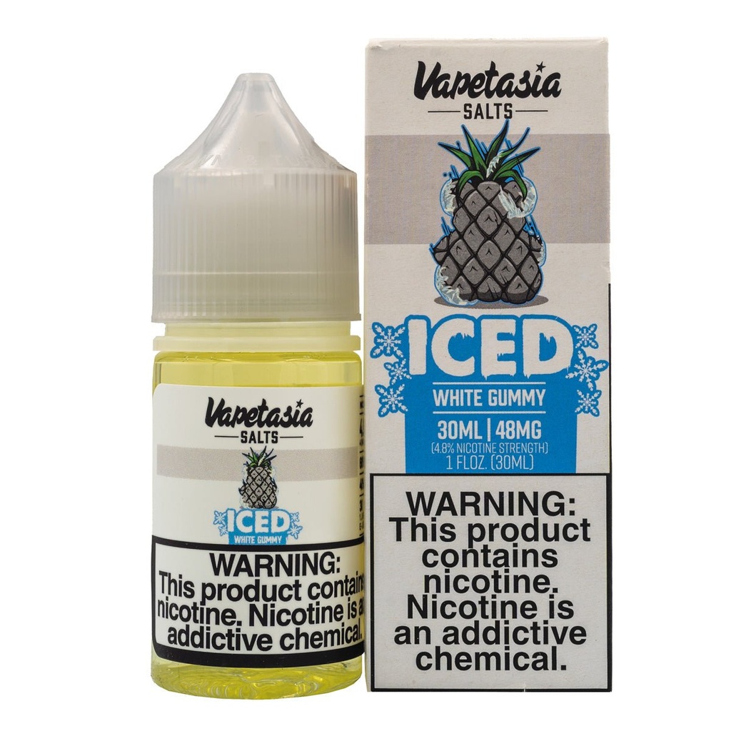 VAPETASIA SALT ICED WHITE GUMMI - 30ML