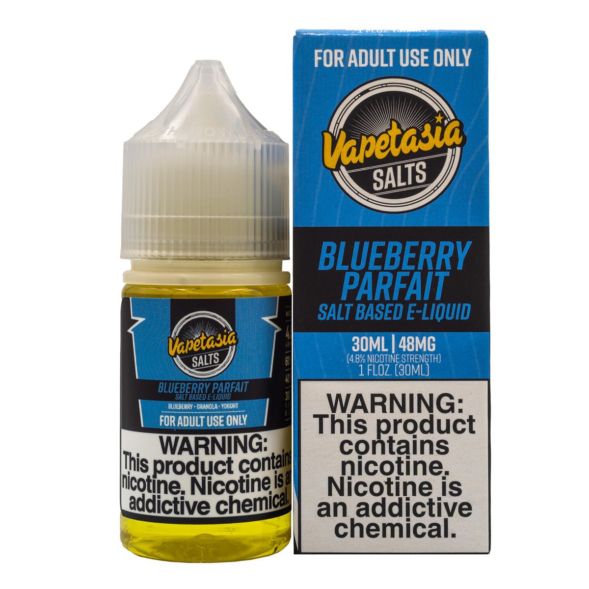 VAPETASIA SALT BLUEBERRY PARFAIT - 30ML (24mg)