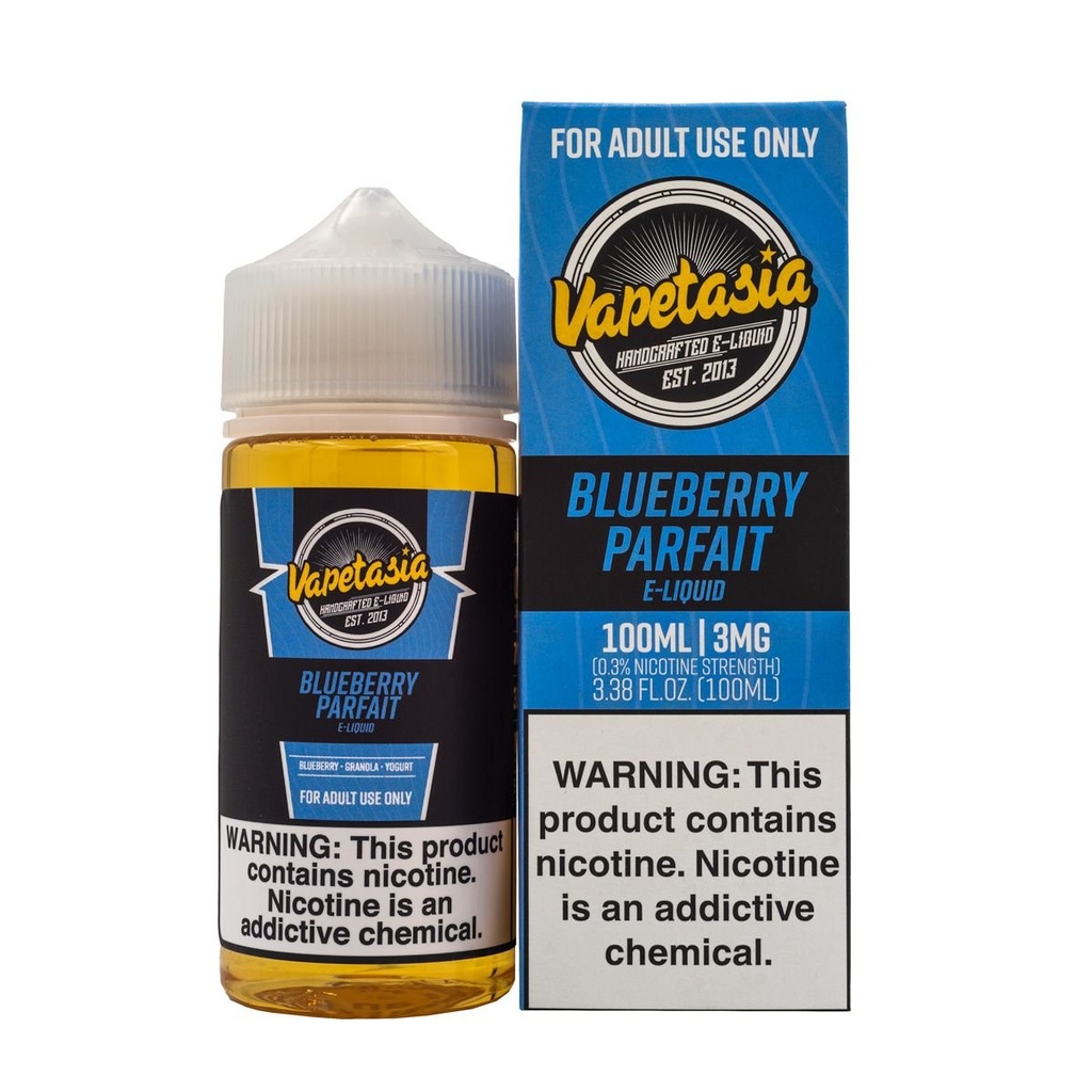 VAPETASIA - BLUEBERRY PARFAIT - 100ML