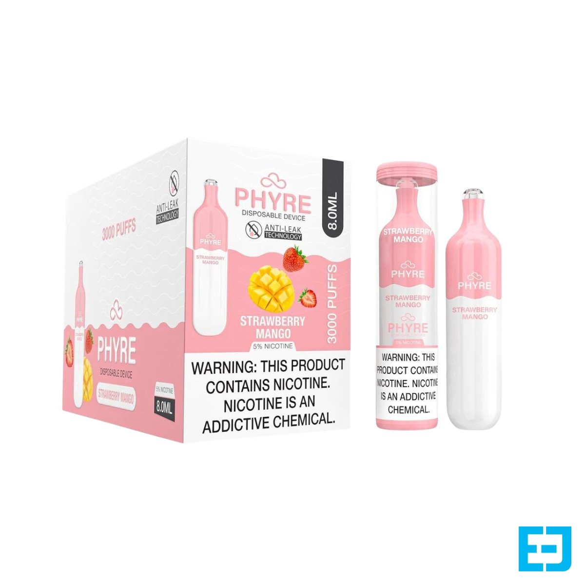 PHYRE DISPOSABLE 3000 PUFFS - (10-PACK) (ALOE WATERMELON)