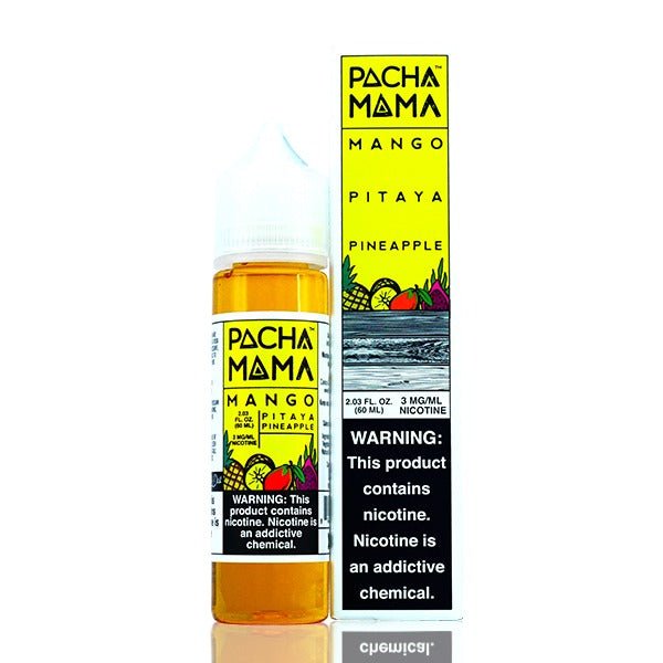 PACHA MAMA E-LIQUID MANGO PITAYA PINEAPPLE - 60ML (0mg)