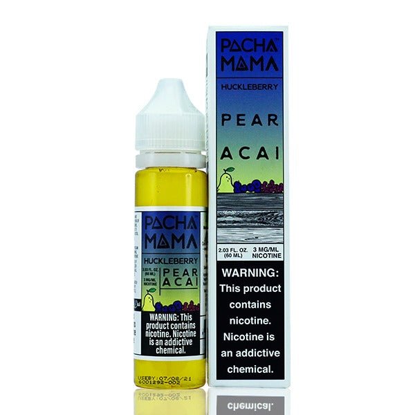 PACHA MAMA E-LIQUID HUCKLEBERRY PEAR ACAI - 60ML