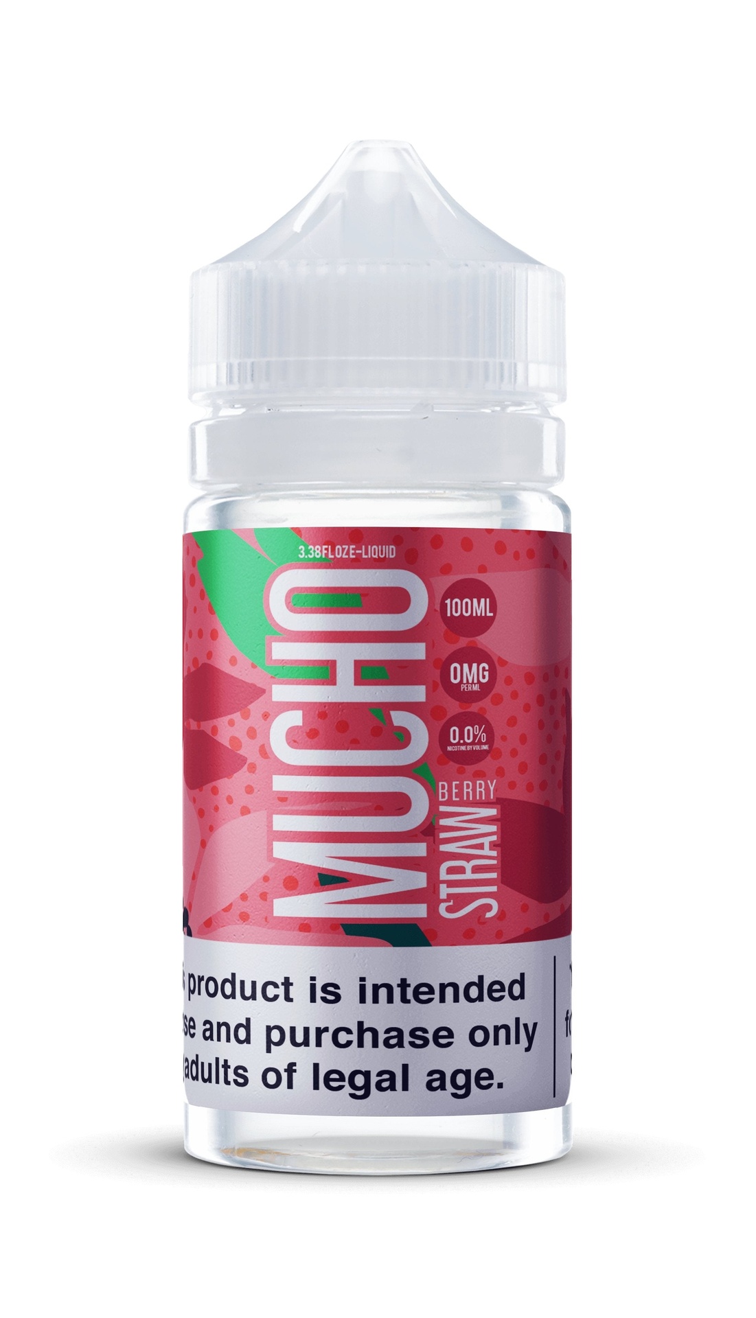 MUCHO E-LIQUID STRAWBERRY - 100ML (0mg)