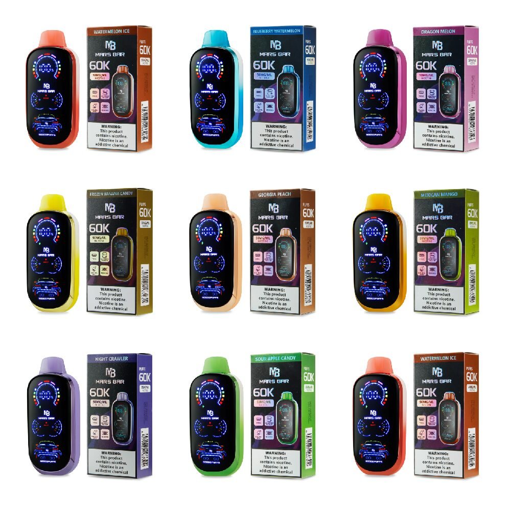 MARS BAR 60K PUFFS DISPOSABLE VAPE (blue-rancher)