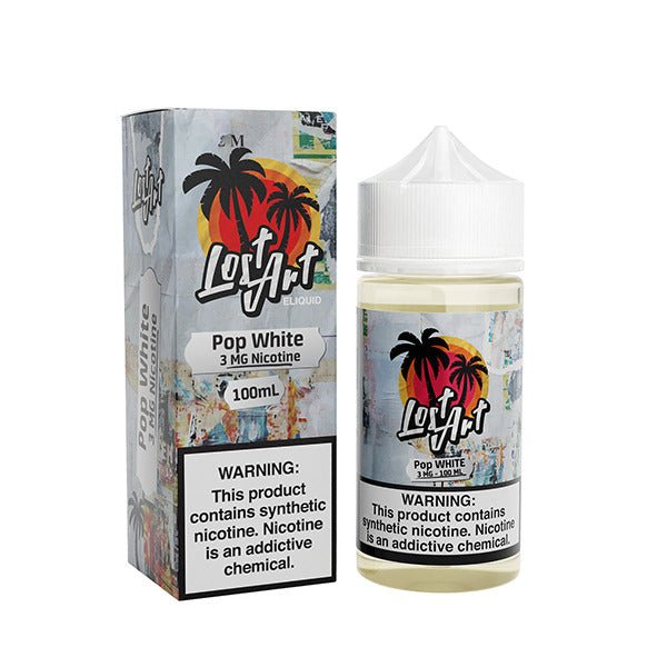 LOST ART E-LIQUID POP WHITE - 100ML