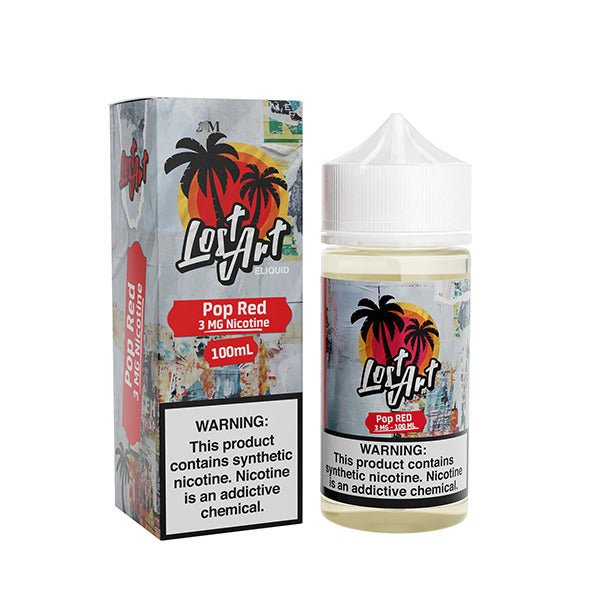 LOST ART E-LIQUID POP RED - 100ML