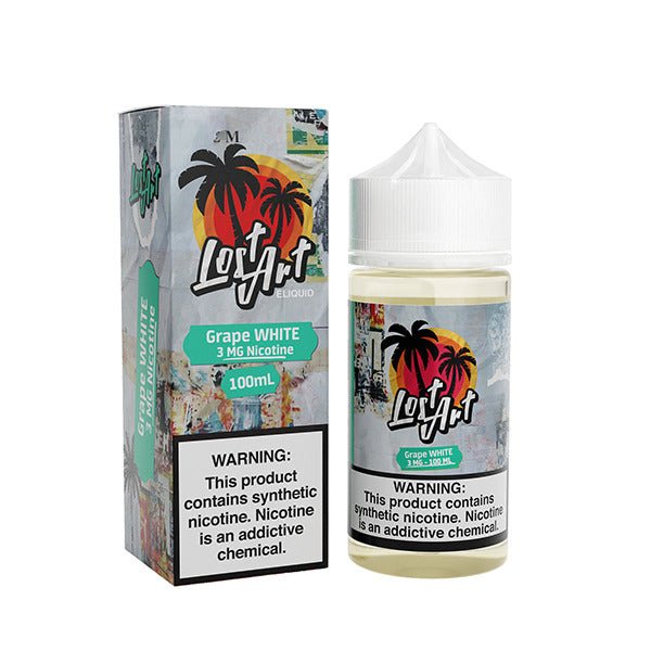 LOST ART E-LIQUID GRAPE WHITE - 100ML