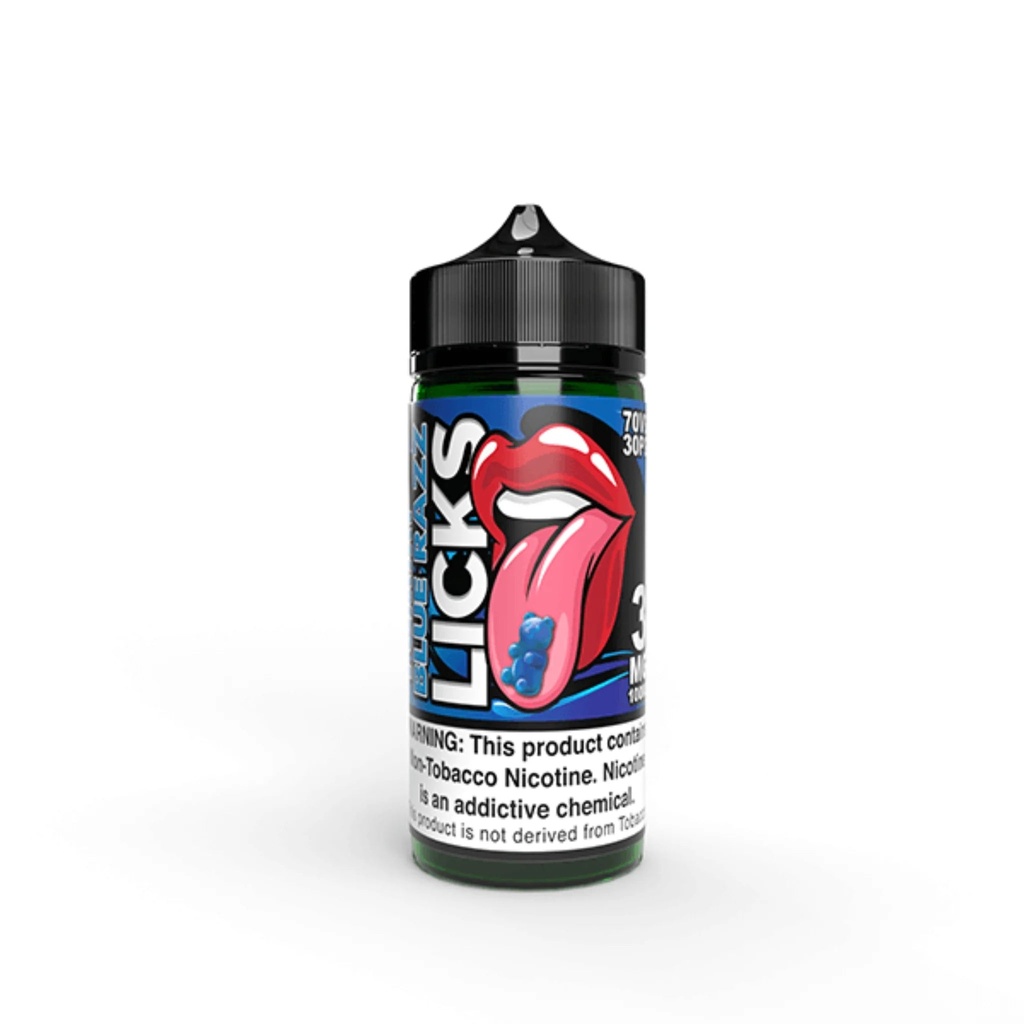 LICKS E-LIQUID YUMMI BLUE RAZZ - 100ML